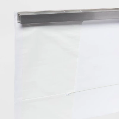 48" X 64" Blackout Roman Kids' Shade White - Pillowfort™ - Image 4