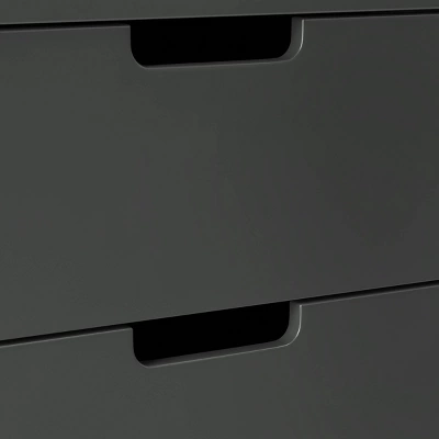 Modern Kids' Nightstand Dark Gray - Pillowfort™ - Image 5