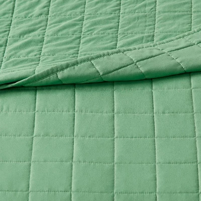 Microfiber Kids' Quilt Light Green - Pillowfort™ - Image 3
