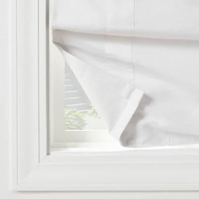 48" X 64" Blackout Roman Kids' Shade White - Pillowfort™ - Image 3