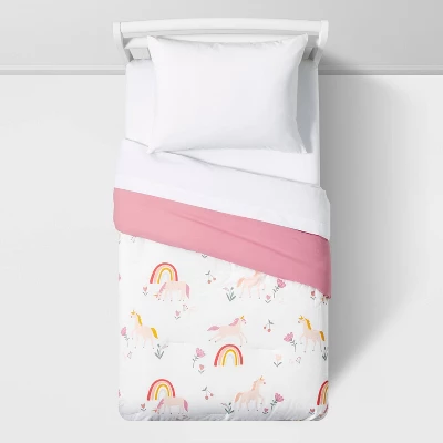 Unicorn Cotton Kids' Comforter Set - Pillowfort™ - Image 4