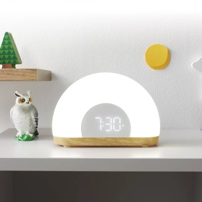 Wake Up Light Rise With Wood Kids' Nightlight - Pillowfort™ - Image 2
