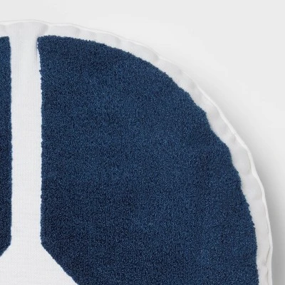 PeaceKids' Kids' Throw Pillow Navy - Pillowfort™ - Image 3