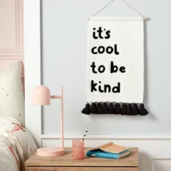 It's Cool To Be Kind Hanging Kids' Knit Banner - Pillowfort™