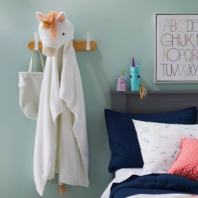 Unicorn Kids' Hooded Blanket - Pillowfort™ - Image 3