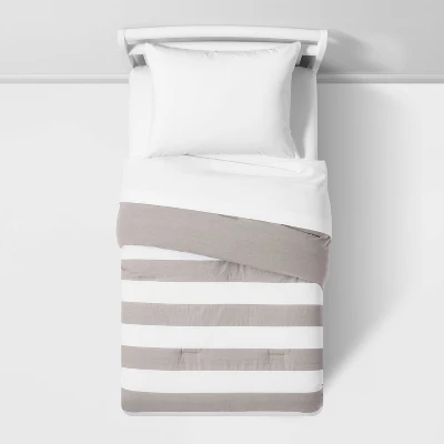 Rugby Striped Kids' Comforter Set - Pillowfort⢠- Image 4