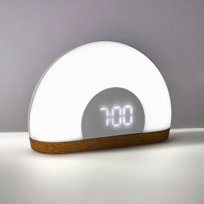 Wake Up Light Rise With Wood Kids' Nightlight - Pillowfort™ - Image 5