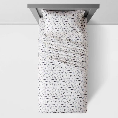 Shark Microfiber Kids' Sheet Set - Pillowfort™ - Image 2