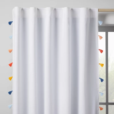 Blackout Tassel Kids' Curtain Panel - Pillowfort™