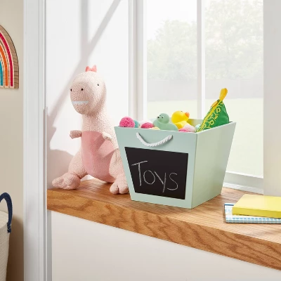 Rope Handle Kids' Storage Bin With Chalkboard - Pillowfort™