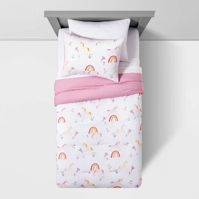 Unicorn Cotton Kids' Comforter Set - Pillowfort™ - Image 2