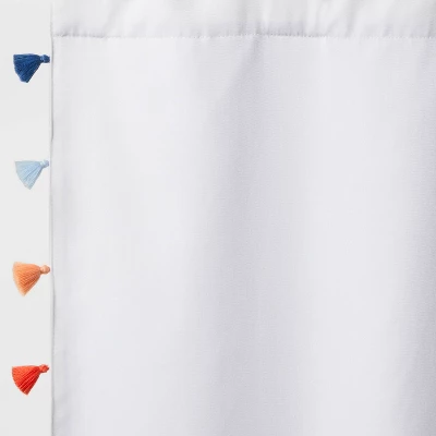 Blackout Tassel Kids' Curtain Panel - Pillowfort™ - Image 2