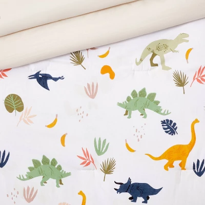Dinosaur Cotton Kids' Comforter Set - Pillowfort™ - Image 3
