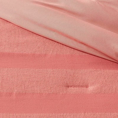 Waffle Striped Kids' Comforter Set - Pillowfort™ - Image 3