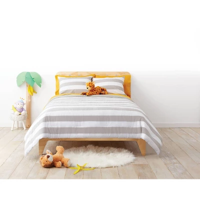 Rugby Striped Kids' Comforter Set - Pillowfort⢠- Image 8