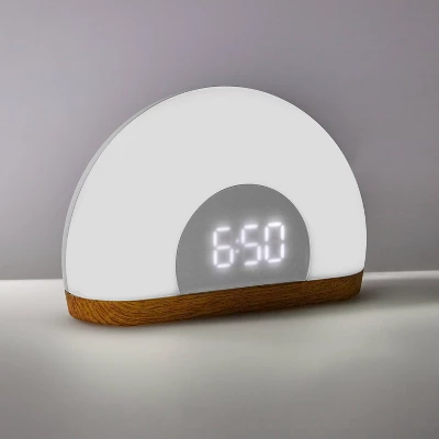 Wake Up Light Rise With Wood Kids' Nightlight - Pillowfort™ - Image 4