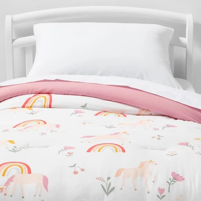 Unicorn Cotton Kids' Comforter Set - Pillowfort™ - Image 8