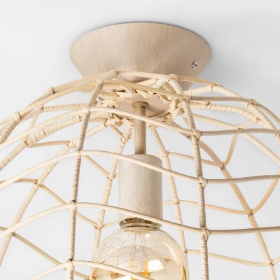 Rattan Kids' Pendant Natural - Pillowfort™ - Image 3