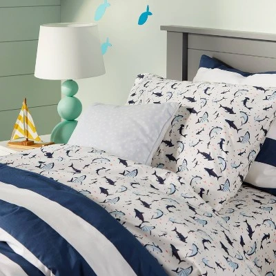 Shark Microfiber Kids' Sheet Set - Pillowfort™